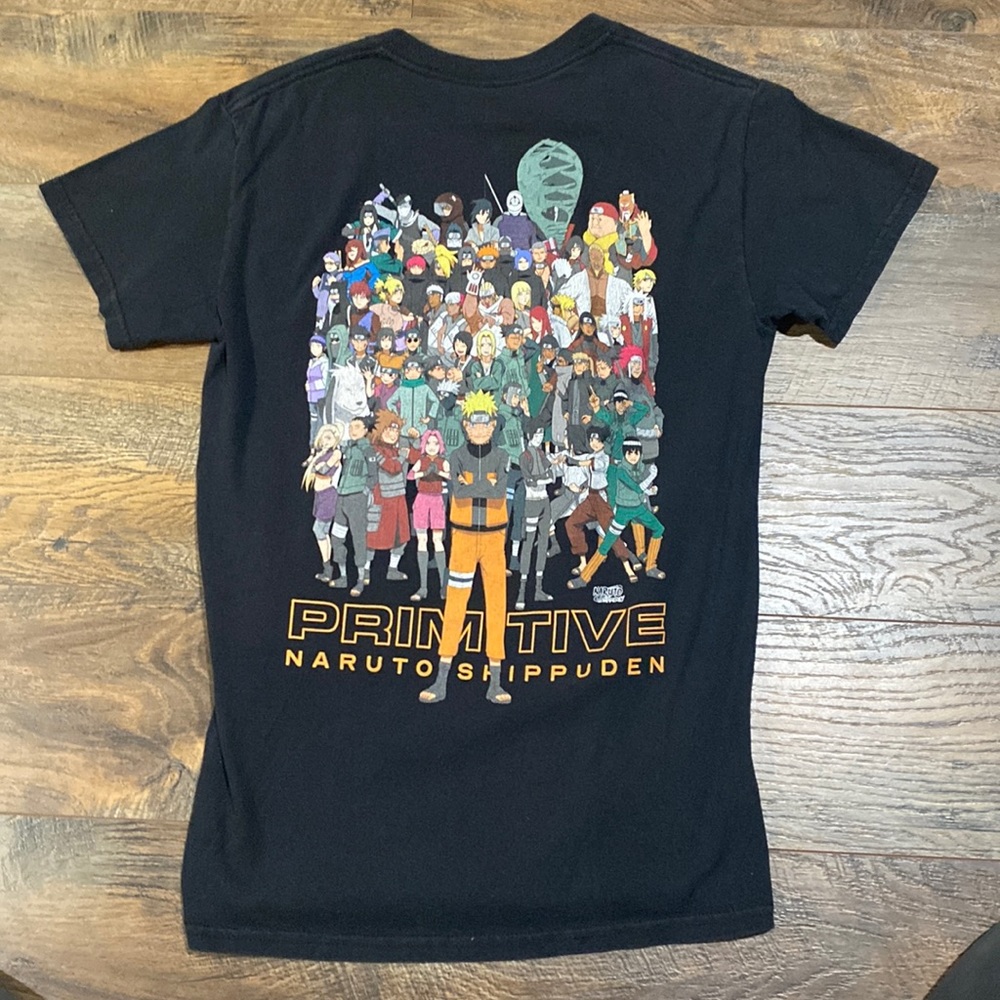 naruto Shippuden x Primitive t-shirt